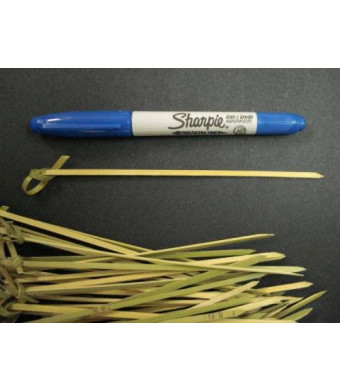 Happy Sales Bamboo Skewers 6 Inch Twisted ends 50 pcs
