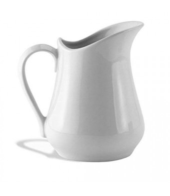HIC Harold Import Co. HIC Classic Porcelain Pitcher and Creamer, White, 4-Ounce (1, A)