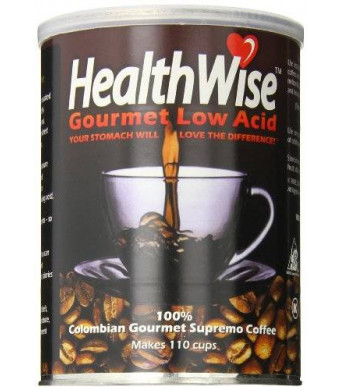 Healthwise Low Acid Columbian Gourmet Supremo Coffee, 12 Ounce