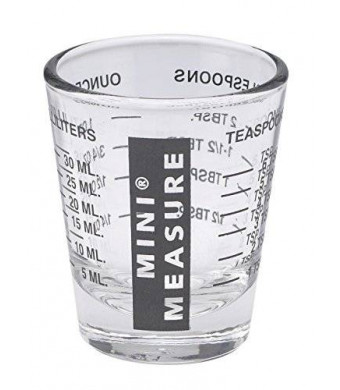 Kolder Mini Measure Multi-Purpose Liquid and Dry Measuring Shot Glass