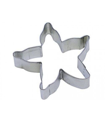 CybrTrayd RandM Starfish 4" Cookie Cutter in Durable, Economical, Tinplated Steel