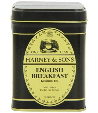 Harney & Sons Harney and Sons English Breakfast Loose Leaf Tea, 4 Ounce Tin