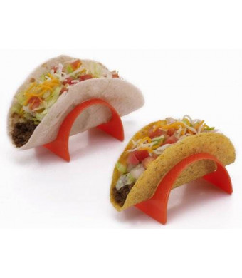 Jokari Cocina Collection E-Z Fill Taco Stands, 4-Pack