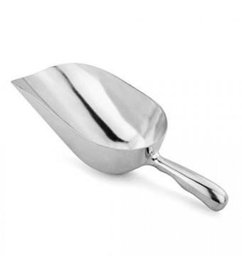 New Star Foodservice New Star 34561 Cast Aluminum Utility Scoop, 38-Ounce