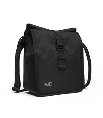 BUILT NY Crosstown Insulated Lunch Bag, Black