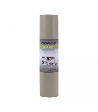 Duck Brand 281878 Commercial Sized Solid Grip Easy Liner Non-Adhesive Shelf Liner, 20 Inches x 22 Feet, Taupe