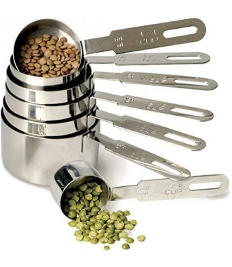 Measuring Cups - 7 Piece Stainless Steel Set by RSVP