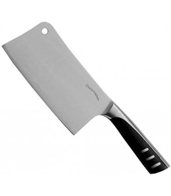 Utopia Kitchen 7" Heavy Duty Stainless Steel Chopper/Cleaver/Butcher Knife, Multipurpose Use for Home Kitchen or Business (1-Pack)