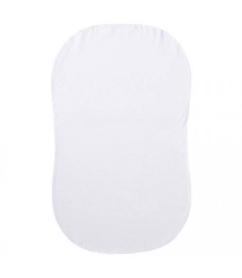 Halo Bassinest Swivel Sleeper Fitted Sheet 100% Organic Cotton, White