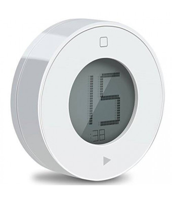 Tribesigns EL043T Digital Kitchen Timer with Large LCD Display and Built-in Rubber Magent, the Simplest and Easy-to-use Timer (White)