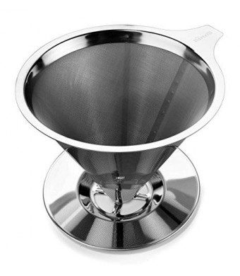 Bartelli Paperless Pour Over Coffee Dripper and Brewer
