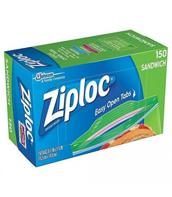 Ziploc Sandwhich Bags 150 Ct ...