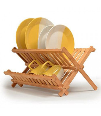 Bambüsi By Belmint 100% Natural Bamboo Folding Dish Rack
