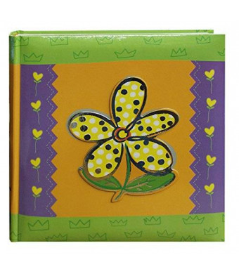 Pioneer Photo Albums 200-Pocket 3-D Daisy Applique Cover Photo Album, 4 by 6-Inch