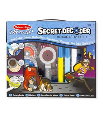 Melissa & Doug Melissa and Doug On The GO Secret Decoder Deluxe Activity Set Toy