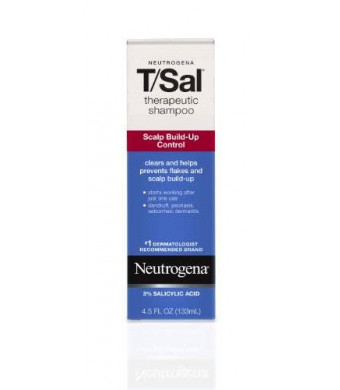 Neutrogena T/Sal Shampoo, Scalp Build-up Control, 4.5 fl oz