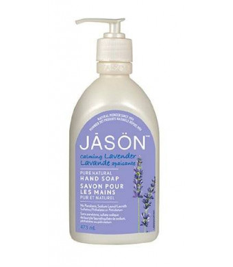 Jason Natural Jason Pure Natural Hand Soap, Calming Lavender, 16 Ounce