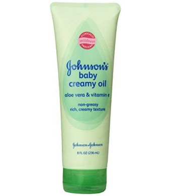 Johnson and Johnson - Johnson's Creamy Aloe and Vitamin E - 8 oz