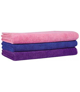 Top Performance Microfiber Pet Towel 3 Pack in Assorted Color