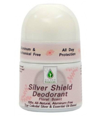 Silver Botanicals Silver Shield Deodorant - Sensitive Skin Formula - Floral Scent