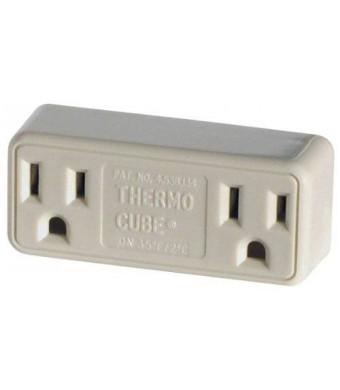 Farm Innovators Model TC-2 Cold Weather Thermo Cube Thermostatically Controlled Outlet - On at 20-Degrees/Off at 30-Degrees