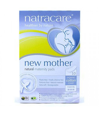 Natracare Maternity Pads 2 Boxes, 10 pads in each box (20 Pads Total)