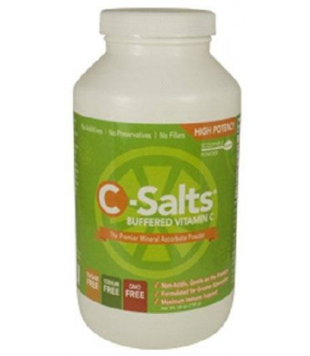 C-Salts GMO FREE Buffered Vitamin C Powder (1000mg - 4000mg) | 140+ Servings, 1.6 lbs (26oz) | The Highest Quality, Best Value Mega Dose/High Dose Form Of Vitamin C Supplement On The Market Today