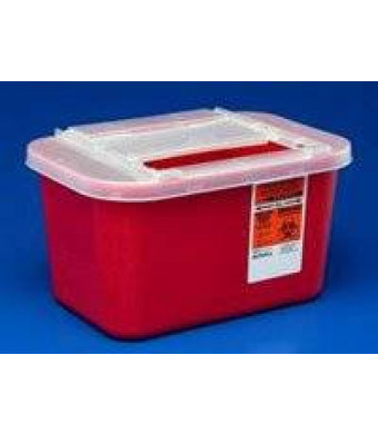 PT# -31143699 PT# # 31143699- Container Sharps-A-Gator Red 1gal Ea by, Kendall Company