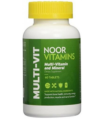 Noor Vitamins NoorVitamins Multi-Vitamin and Mineral - 60 Tab - Halal Vitamins