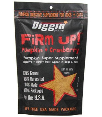 Diggin' Your Dog Firm Up Pumpkin PLUS Cranberry for Uninary Tract Support