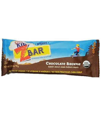 CLIF KID ZBAR - Organic Energy Bar - Chocolate Brownie - (1.27 oz, 18 Count)