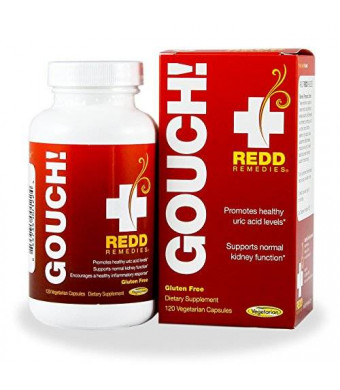 Redd Remedies Gouch - Supports Healthy Kidney Function - Promotes Healthy Uric Acid Levels - Contains Antioxidants - 120 Vegetarian Capsules