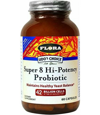 Flora Udo's Choice - Super 8 Probiotic Capsules - 60 count