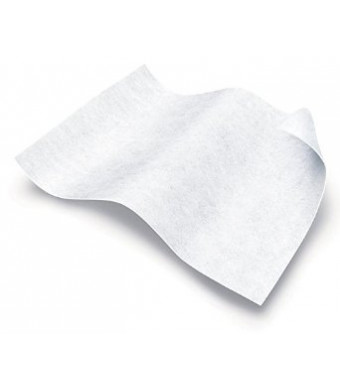 Medline Industries ULTRASFT1013Z Ultra-Soft Disposable Dry Cleansing Cloth, 10" x 13", White (Pack of 50)