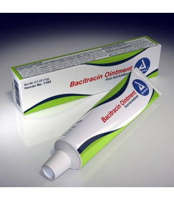 Bacitracin Ointment 1 oz Tube (Dynarex number 1163)