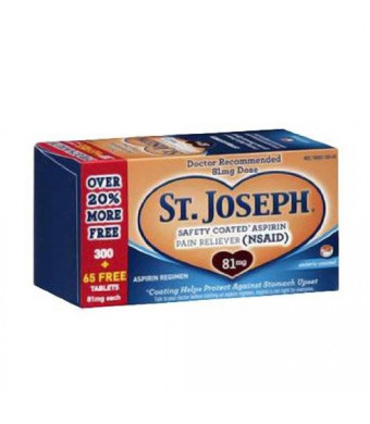 St. Joseph Safety Coated Aspirin - 365 Count