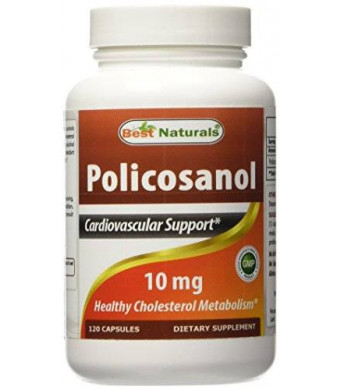 Policosanol 10 mg 120 Capsules by Best Naturals