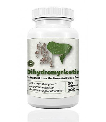 RejuvaLabs Dihydromyricetin - Hovenia Dulcis Extract - 300mg - Ultimate Hangover Prevention and Cure