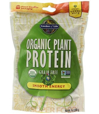 Garden of Life Organic Plant Protein Smooth Energy Powder, 240 Gram