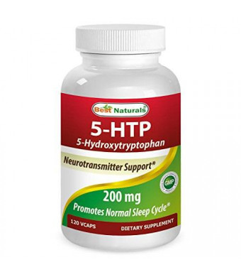 5-HTP 200 Mg 120 Vcaps By Best Naturals