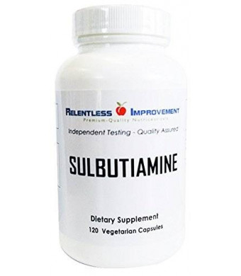 Relentless Improvement Sulbutiamine 200mg x 120 capsules.