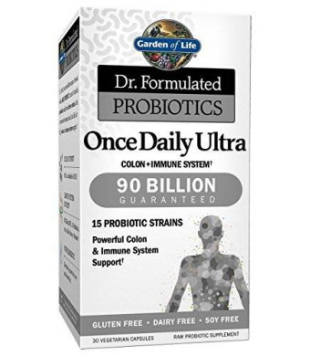 Garden of Life Dr. Formulated Probiotics Once Daily Ultra Capsules, 30 Count