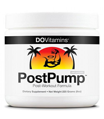 Do Vitamins PostPump - Post-Workout Recovery Formula - Certified Paleo, Certified Vegan, Non-GMO - No Artificial Sweeteners, Colors, or Flavors