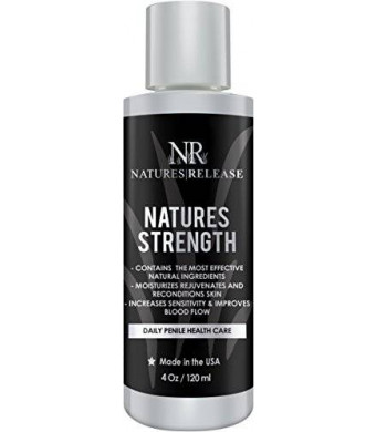 Natures Release Natures Strength 4.0 Oz - Natural Penile Health Cream - Best for dry