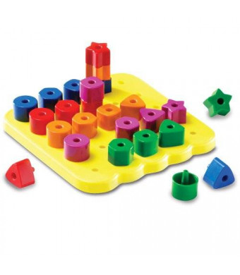 Learning Resources Stacking Shapes Peg Board