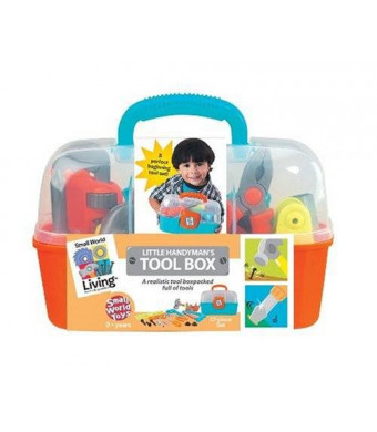 Small World Toys Living - Little Handyman's Tool Box 17 Pc. Playset
