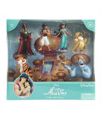Disney Parks Aladdin with Princess Jasmine Poseable Figurine Set