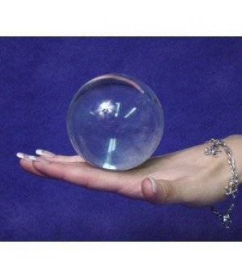 Magic City Clear Acrylic Contact Juggling Ball - 2.75" - 70mm