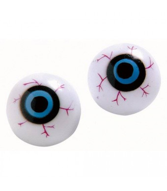 UST :Lot of 12 Hollow Plastic Eyeball Balls