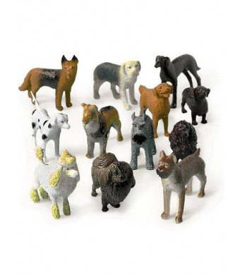 US Toy Mini Dogs (1 Dozen) - Bulk